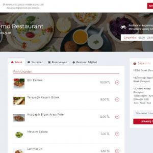 AKINSOFT Rezzta Online Restoran Otomasyonu
