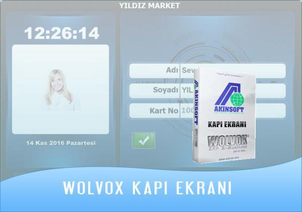 AKINSOFT Wolvox Kapı Ekranı