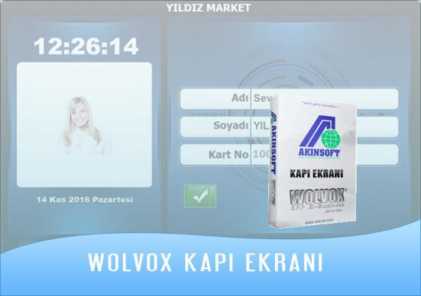 AKINSOFT Wolvox Kapı Ekranı